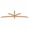 Ekena Millwork Davenport Timber Gable Bracket, Western Red Cedar, 108"W x 27"H x 1 1/2"D x 3 1/2"F, 6/12 Pitch GBW108X27X0204DAV00SWR - alternate 1